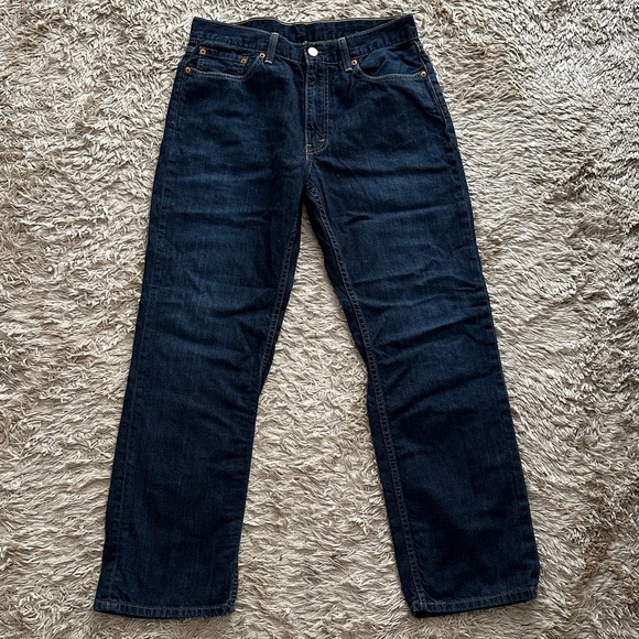 Men's Dark Blue Jeans - Picture 2 of 6